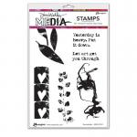 Dina Wakley Media Unmounted Rubber Stamp - Remarkable [MDR77831]
