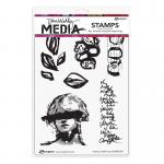 Dina Wakley Media Unmounted Rubber Stamp - Seeing Is Believing [MDR81289]