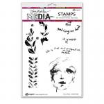 Dina Wakley Media Unmounted Rubber Stamp - She Is Wise [MDR77848]