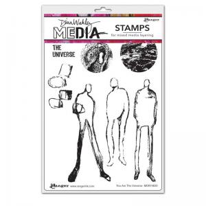 Dina Wakley Media Unmounted Rubber Stamp - You Are The Universe [MDR74830]