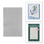 Dina Wakley / Spellbinders Modern Botanicals Collection - 3D Embossing Folder - Lined Corners [E3D-124]