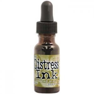 Tim Holtz Distress Ink Reinker - Crushed Olive
