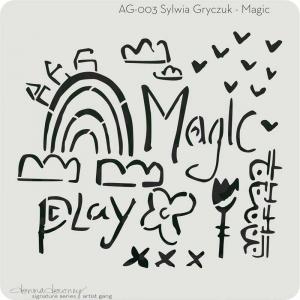 Donna Downey Artist Gang Stencil - Magic [AG-003]