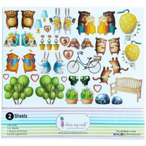 Dress My Craft Motif Sheets - Berry & Jerry Volume 1 [DMCP5897]