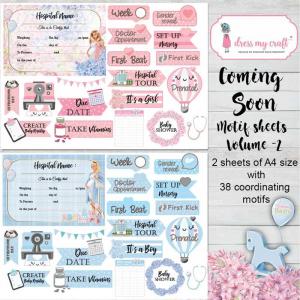 Dress My Craft Motif Sheets - Coming Soon Volume 2 [DMCP1224]