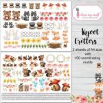 Dress My Craft Motif Sheets - Kyoot Critters [DMCP2773]