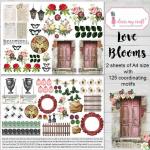 Dress My Craft Motif Sheets - Love Blooms [DMCP3389]