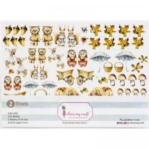 Dress My Craft Motif Sheets - Nutty Buddy [DMCP3565]