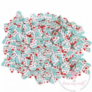 Dress My Craft Shaker Elements - Smiling Cupcake [DMCS4383]