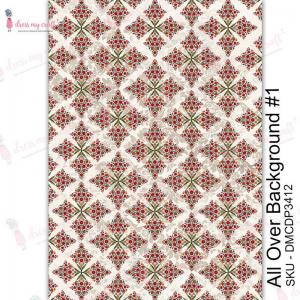 Dress My Craft Transfer Me Sheet - All Over Background #1 [DMCDP3412]