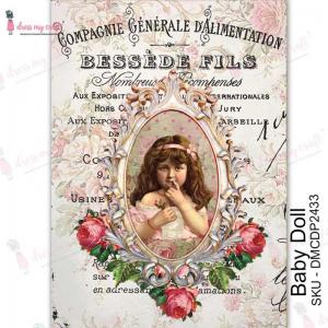 Dress My Craft Transfer Me Sheet - Baby Doll [DMCDP2433]
