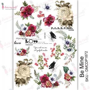 Dress My Craft Transfer Me Sheet - Be Mine [DMCDP1872]