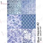 Dress My Craft Transfer Me Sheet - Blue Heaven #2 [DMCDP1487]