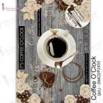 Dress My Craft Transfer Me Sheet - Coffee O'Clock [DMCDP2455]