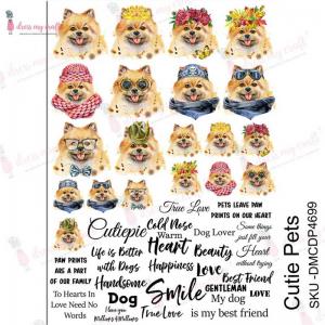Dress My Craft Transfer Me Sheet - Cutie Pets [DMCDP4699]