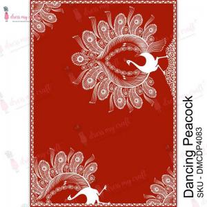 Dress My Craft Transfer Me Sheet - Dancing Peacock [DMCDP4083]
