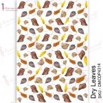 Dress My Craft Transfer Me Sheet - Dry Leaves [DMCDP4314]