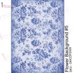 Dress My Craft Transfer Me Sheet - Flower Background #5 [DMCDP2928]