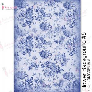 Dress My Craft Transfer Me Sheet - Flower Background #5 [DMCDP2928]