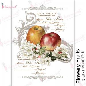Dress My Craft Transfer Me Sheet - Flowery Fruits [DMCDP1718]