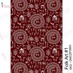 Dress My Craft Transfer Me Sheet - Folk Art #1 [DMCDP3863]