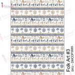 Dress My Craft Transfer Me Sheet - Folk Art #3 [DMCDP3885]
