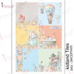 Dress My Craft Transfer Me Sheet - Kidland Tiles [DMCDP5425]