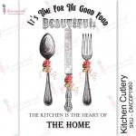 Dress My Craft Transfer Me Sheet - Kitchen Cutlery [DMCDP1960]