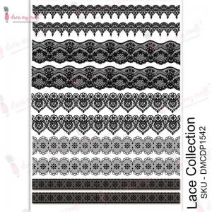 Dress My Craft Transfer Me Sheet - Lace Collection [DMCDP1542]