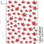 Dress My Craft Transfer Me Sheet - Lilies Pattern [DMCDP1762]