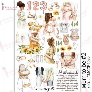 Dress My Craft Transfer Me Sheet - Mom To Be #2 [DMCDP5535]