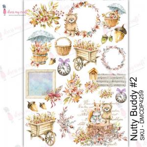 Dress My Craft Transfer Me Sheet - Nutty Buddy #2 [DMCDP4259]
