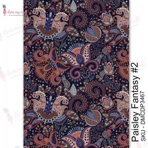 Dress My Craft Transfer Me Sheet - Paisley Fantasy #2 [DMCDP3467]
