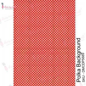 Dress My Craft Transfer Me Sheet - Polka Background [DMCDP5689]