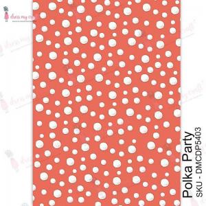 Dress My Craft Transfer Me Sheet - Polka Party [DMCDP5403]