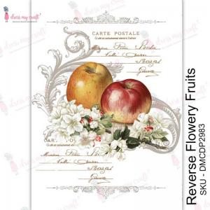 Dress My Craft Transfer Me Sheet - Reverse Flowery Fruits [DMCDP2983]