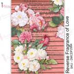 Dress My Craft Transfer Me Sheet - Reverse Fragrance Of Love [DMCDP2994] - ON SALE!