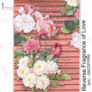 Dress My Craft Transfer Me Sheet - Reverse Fragrance Of Love [DMCDP2994]