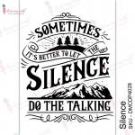 Dress My Craft Transfer Me Sheet - Silence [DMCDP4028]