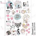 Dress My Craft Transfer Me Sheet - Sweet Love [DMCDP4094]