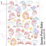 Dress My Craft Transfer Me Sheet - Sweet Pony Baby [DMCDP4182]
