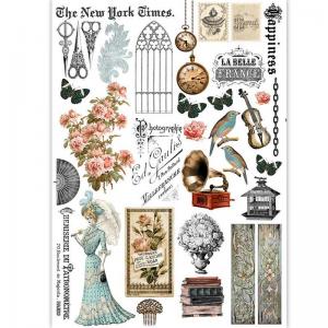 Dress My Craft Transfer Me Sheet - Timeless Beauty [DMCDP5733]