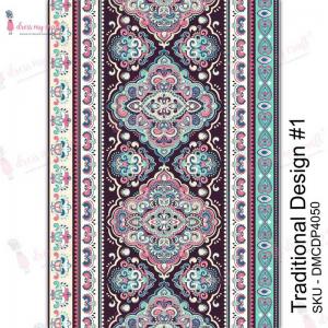 Dress My Craft Transfer Me Sheet - Traditional Design #1 [DMCDP4050]