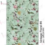 Dress My Craft Transfer Me Sheet - Vintage Floral #4 [DMCDP3962]