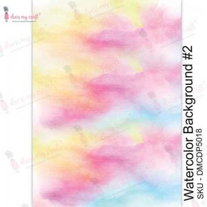 Dress My Craft Transfer Me Sheet - Watercolor Background #2 [DMCDP5018]