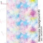 Dress My Craft Transfer Me Sheet - Watercolor Background #3 [DMCDP5326]
