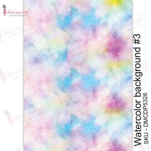 Dress My Craft Transfer Me Sheet - Watercolor Background #3 [DMCDP5326]