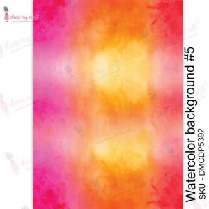 Dress My Craft Transfer Me Sheet - Watercolor Background #5 [DMCDP5392]