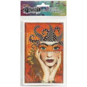 Dylusions Adhesive Canvas - Printed Set 1 [DYA48435]