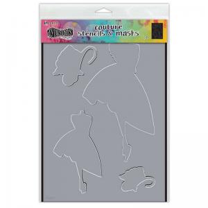 Dylusions 9" x 12" Couture Stencils & Masks - Night At The Opera [DYS79934]